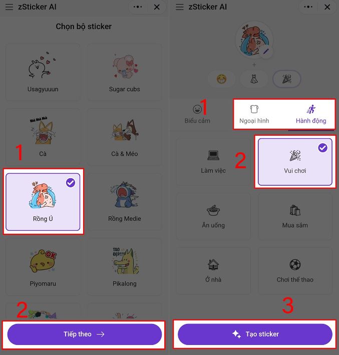 Tạo sticker trên Zalo bằng AI - Lợi ích khi dùng sticker AI trong chat Zalo