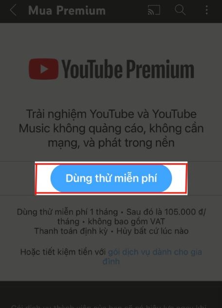 Tắt quảng cáo trên YouTube iOS - Lợi ích của YouTube Premium trên iPhone Tắt quảng cáo trên YouTube iOS - Lợi ích của YouTube Premium trên iPhone