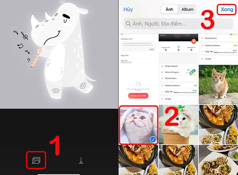 Đổi ảnh đại diện trên Tango - Chuẩn bị trước khi đổi ảnh Đổi ảnh đại diện trên Tango - Chuẩn bị trước khi đổi ảnh