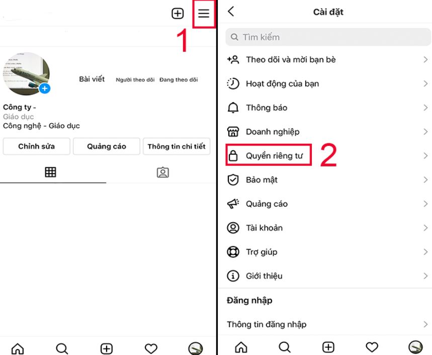 Chặn người lạ thêm vào nhóm trên Instagram - Bước 4: Kiểm tra lại bằng cách thử tạo nhóm