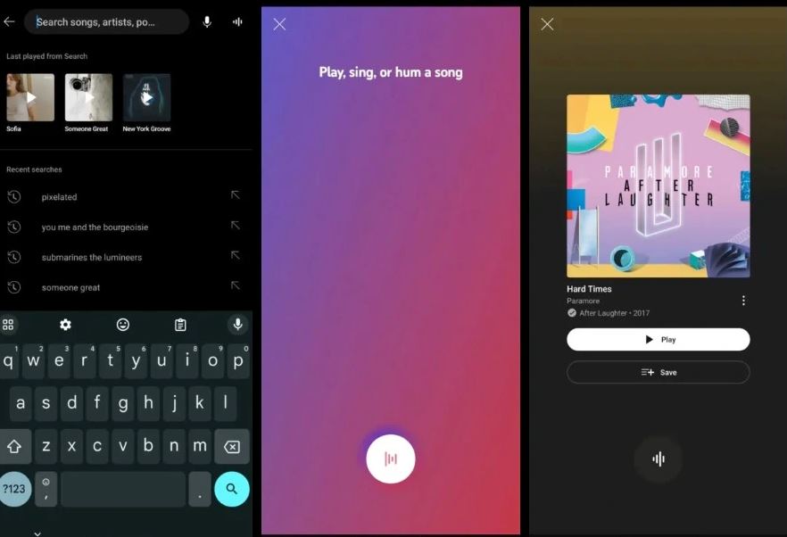 Hum to Search trên YouTube - Thao tác trên điện thoại Android Hum to Search trên YouTube - Thao tác trên điện thoại Android