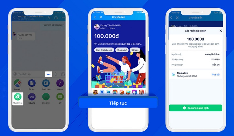 Chuyển khoản trên Zalo - Phân biệt chuyển khoản trong chat và chuyển khoản qua ví Chuyển khoản trên Zalo - Phân biệt chuyển khoản trong chat và chuyển khoản qua ví