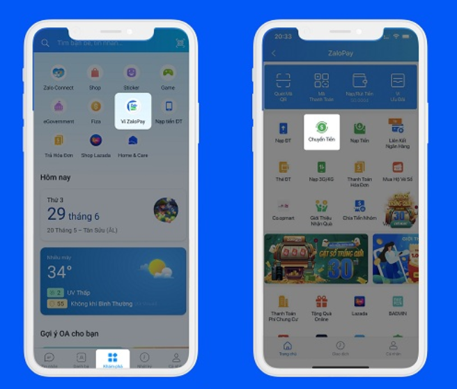 Chuyển khoản trên Zalo - Các bước chuyển tiền ngay trong khung chat Chuyển khoản trên Zalo - Các bước chuyển tiền ngay trong khung chat