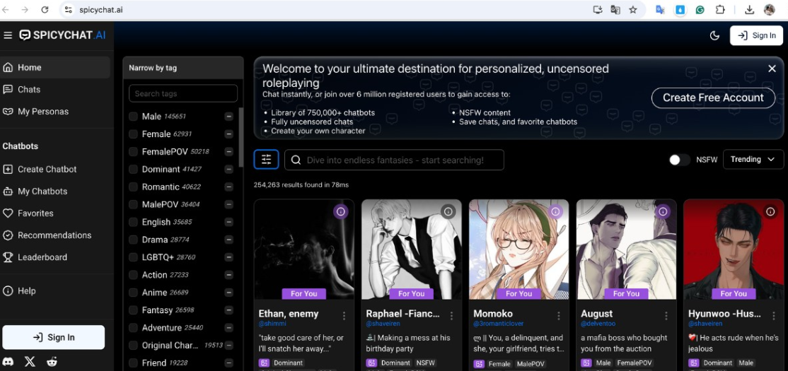 Spicy AI - Những điểm khiến Spicy AI trở nên khác biệt Spicy AI - Những điểm khiến Spicy AI trở nên khác biệt