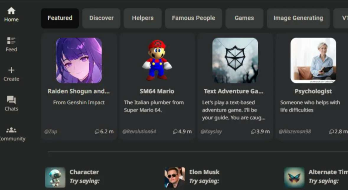 Character AI - Sự khác biệt so với chatbot truyền thống Character AI - Sự khác biệt so với chatbot truyền thống