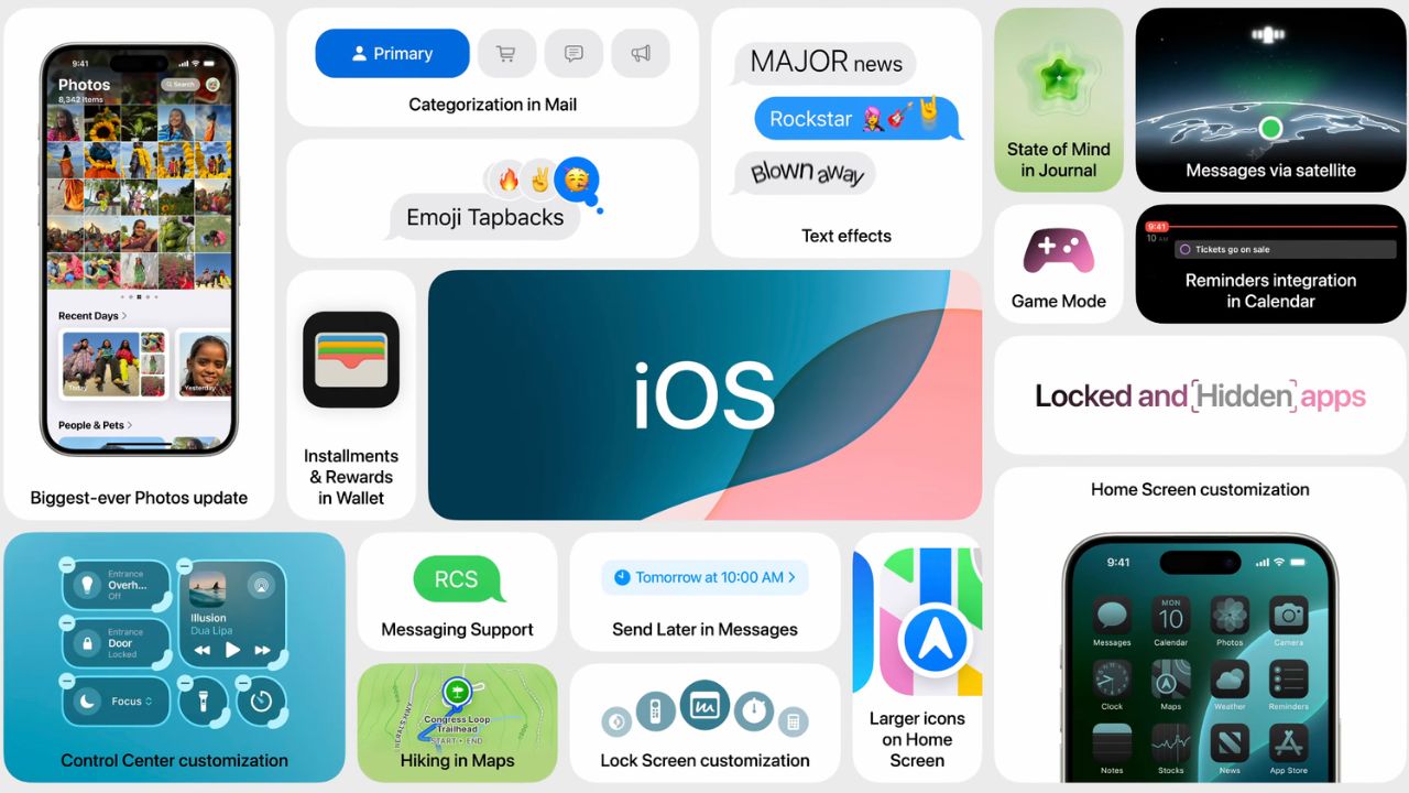 Đổi màu icon ứng dụng trên iOS 18 - Đồng bộ màu icon với hình nền