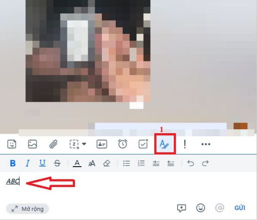 Tích hợp tin nhắn in đậm, in riêng.